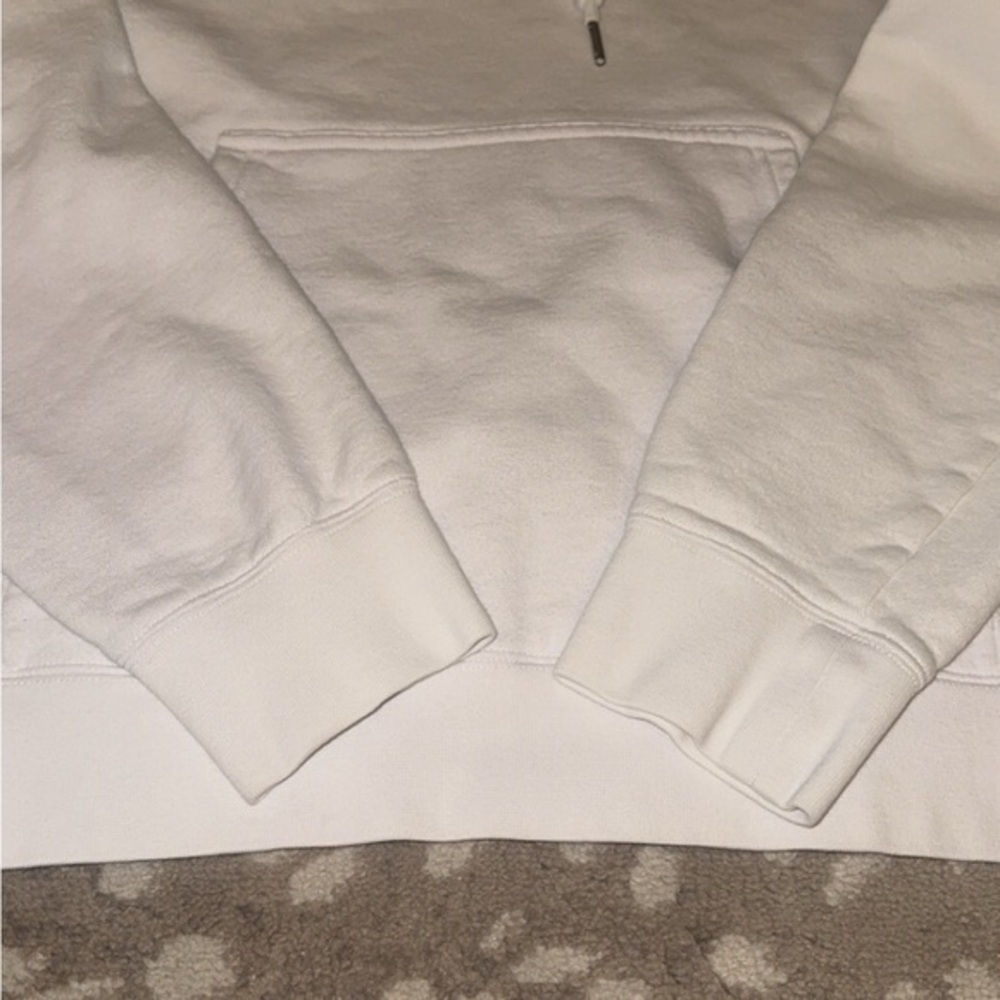 Sandro White Small Logo‎ Hoodie Hooded Sweatshirt One Size - Picture 7 of 12